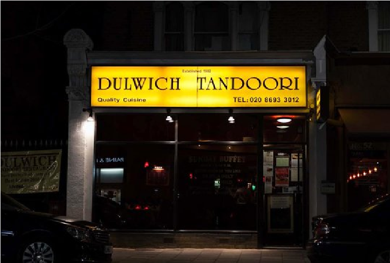 Dulwich Tandori restaurant