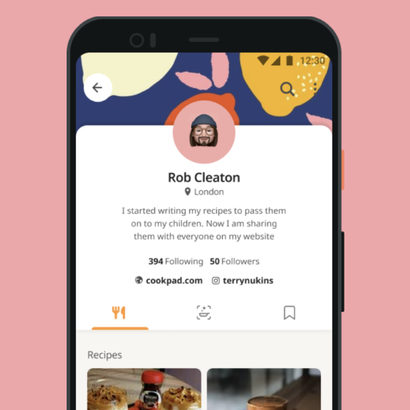 Cookpad profile