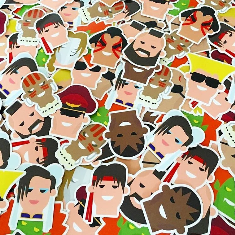 Street Fighter stickers